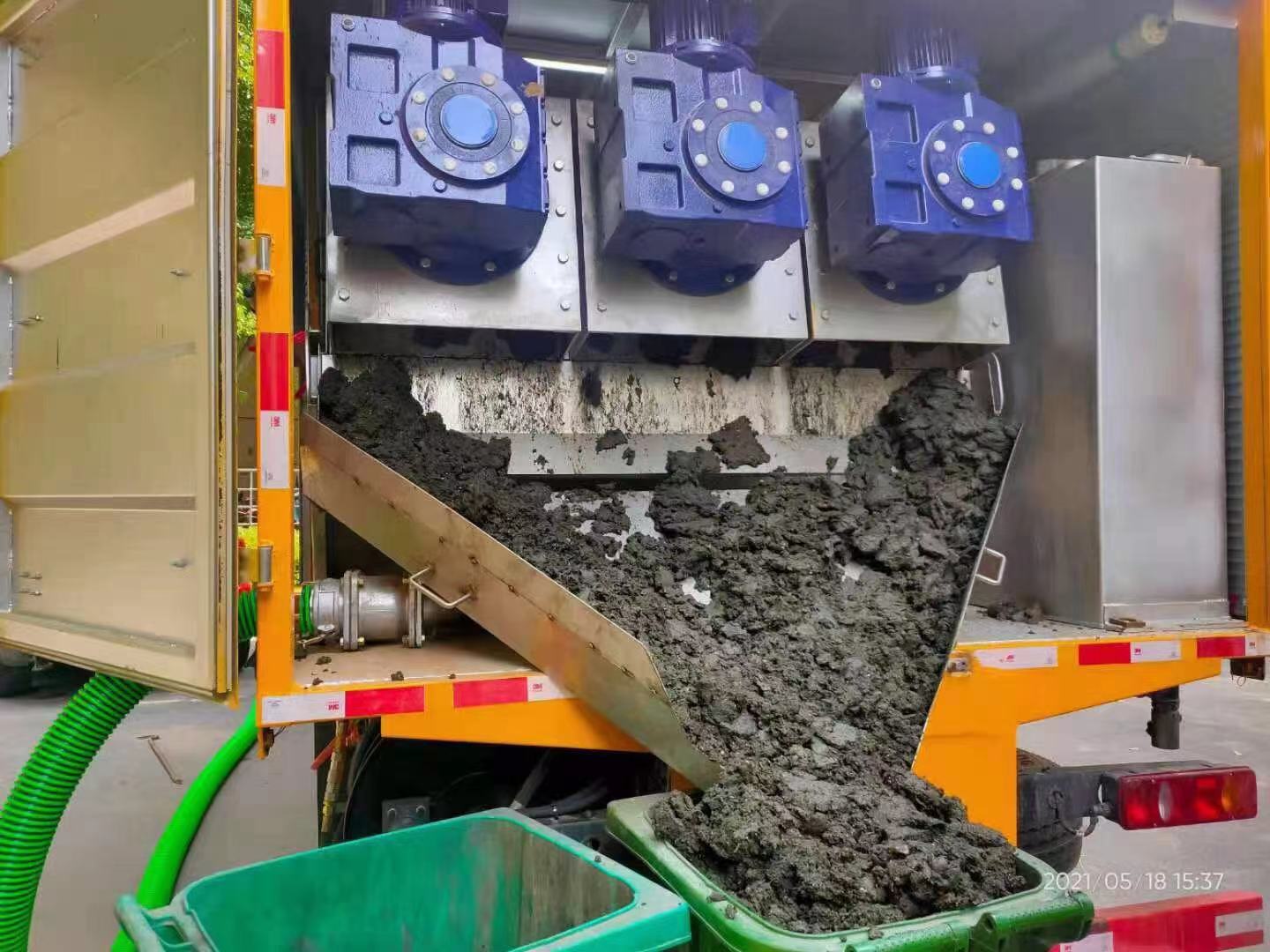 红山化粪池清掏城市维护站-泥浆净化干湿分离处理